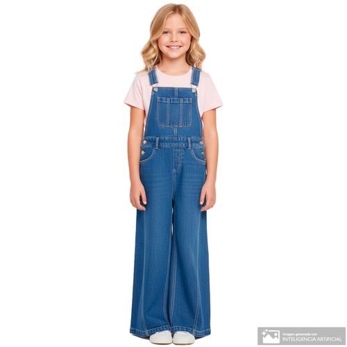Overall Levi's azul denim para niña