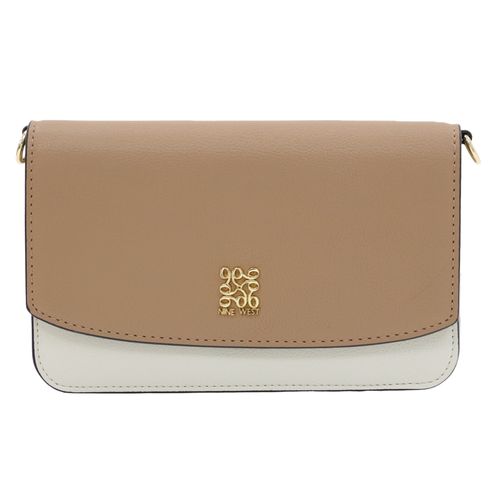 Billetera flap Nine West bicolor para mujer