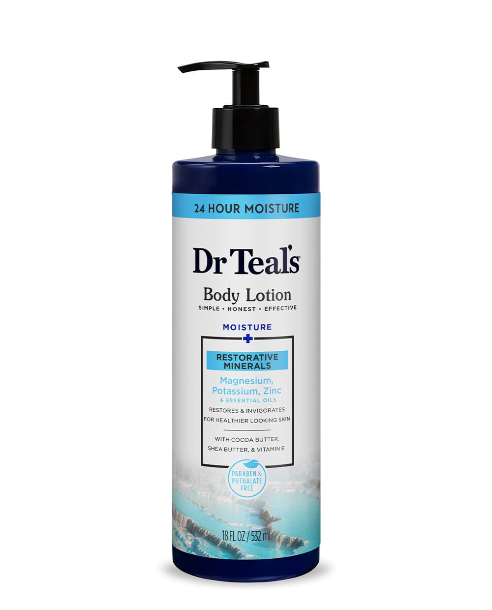 Dr. Teals Body Lotion Restorative Minerals 532ml - Siman El Salvador