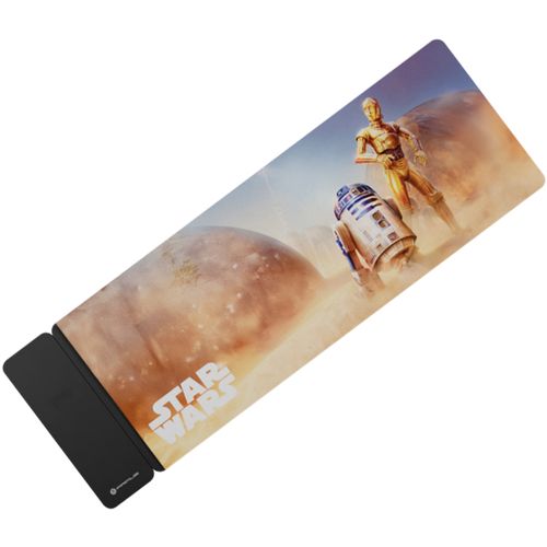 Mousepad gaming Primus Arena Pro XL con base de carga inalámbrica Droids Star Wars