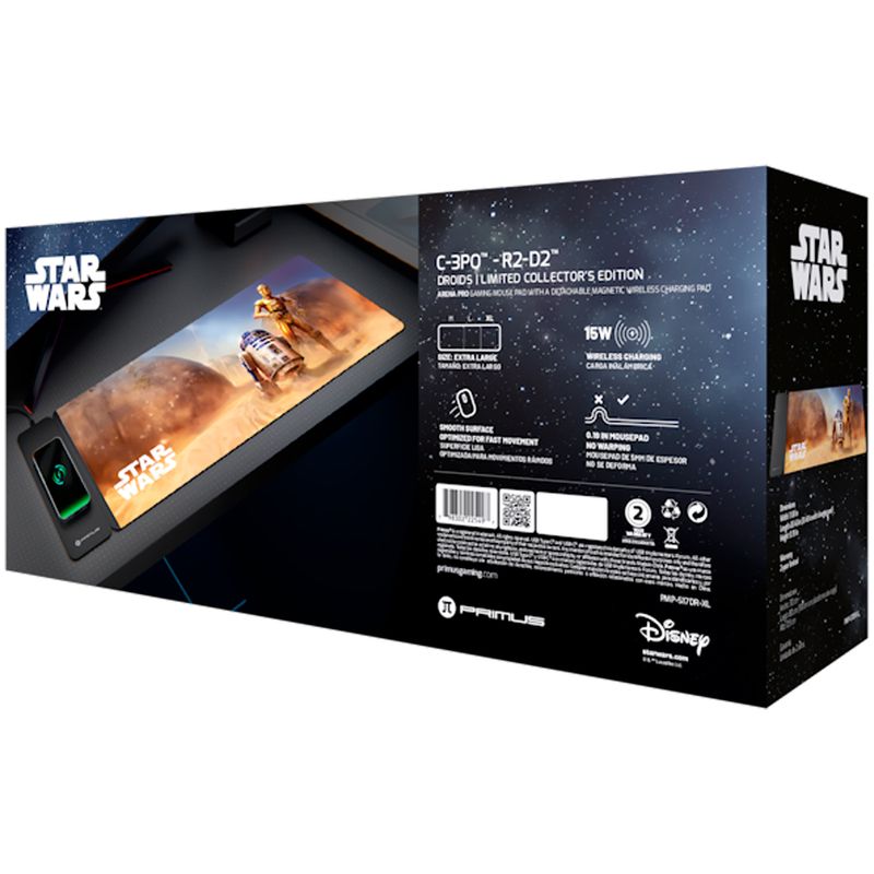 Mousepad gaming Primus Arena Pro XL con base de carga inalámbrica