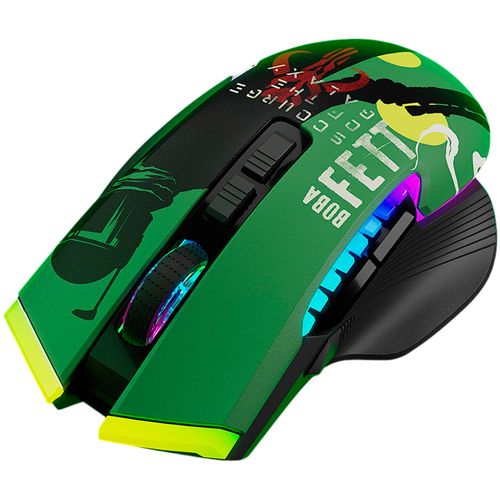 Mouse inalámbrico gaming Primus Gladiustm11 Boba Fett Star Wars