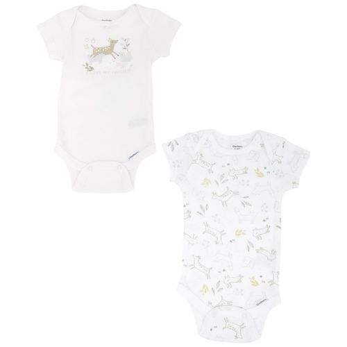 Set de 2 mamelucos multicolor con estampado para bebé niña
