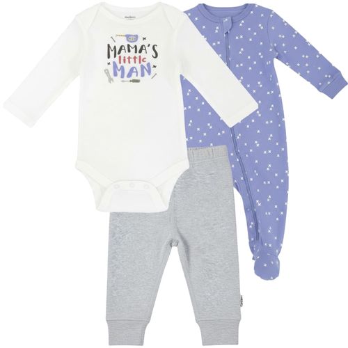 Conjunto de 3 piezas multicolor con estampado para bebé niño