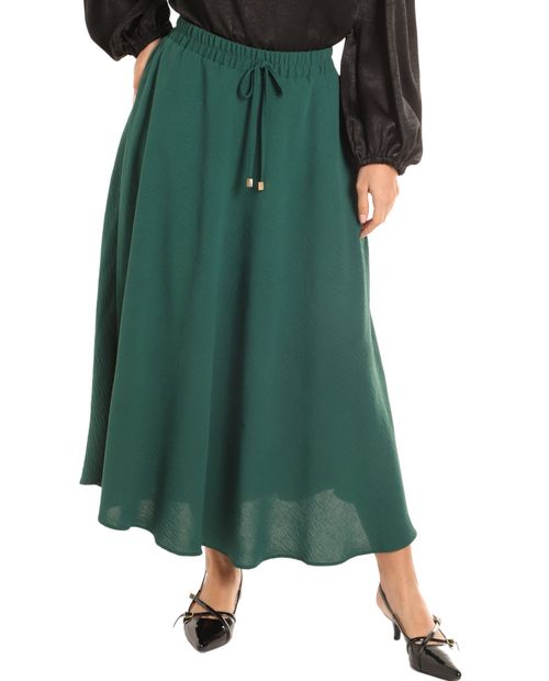 Falda Marcella midi de cintura alta para mujer