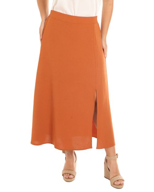 Falda Marcella midi de cintura alta para mujer