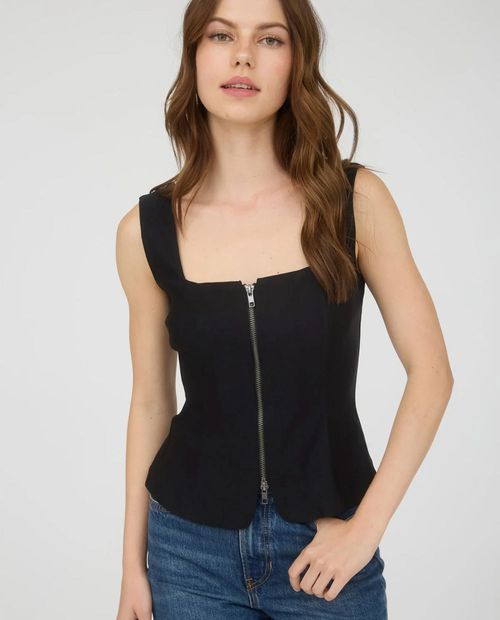 Blusa Mine casual de tirantes para mujer