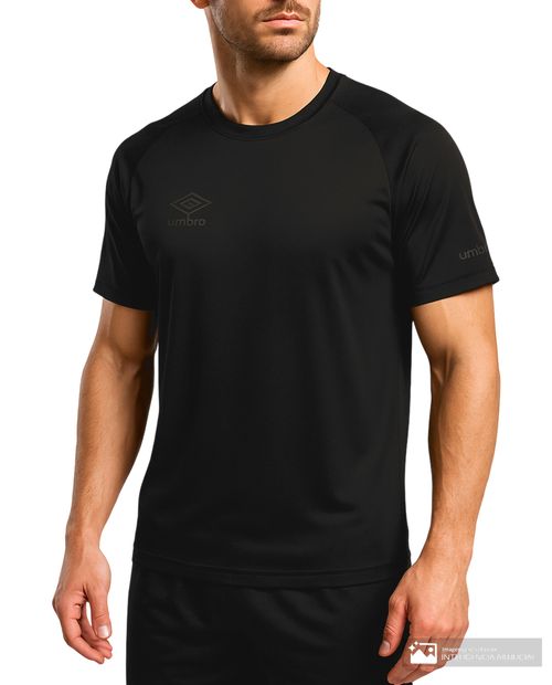 Camiseta deportiva Umbro negra estampada para hombre