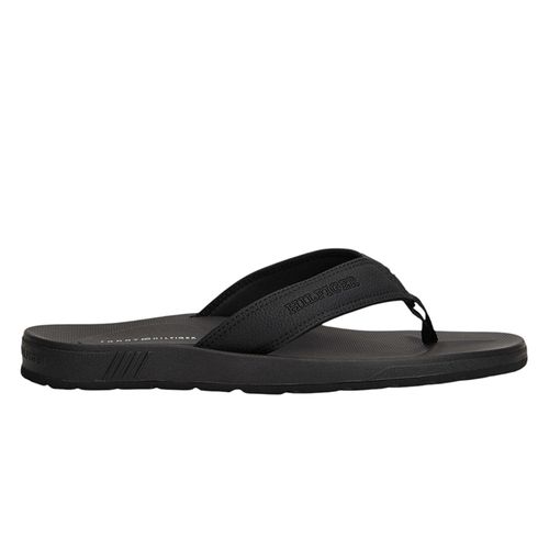 Sandalia de playa Tommy Hilfiger negro para hombre