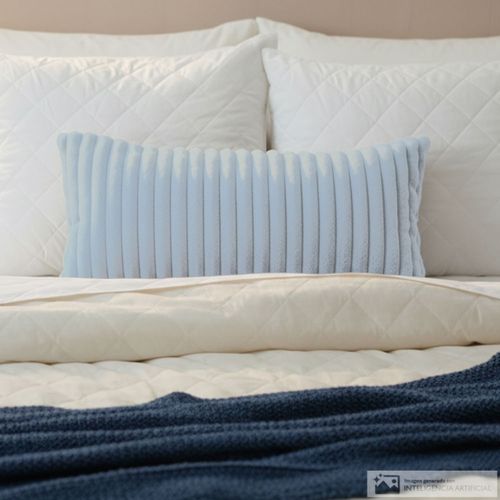 Cojín lumbar corduroy de poliéster.