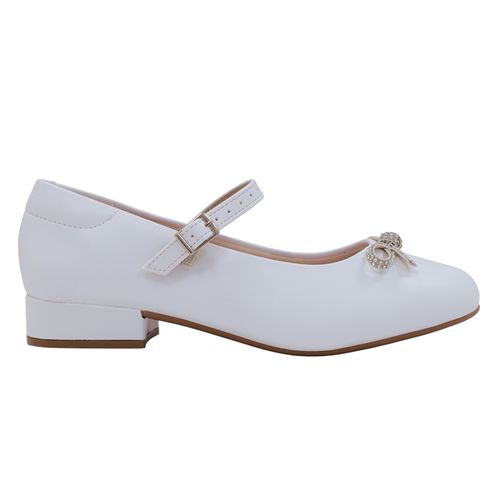 Zapato de vestir Orange blanco para niña