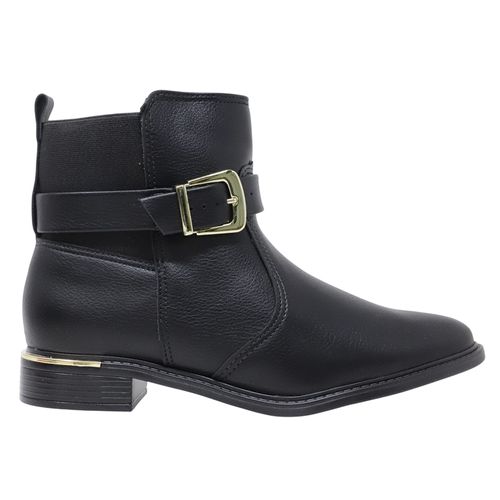 Bota casual Unexpected color negro para mujer