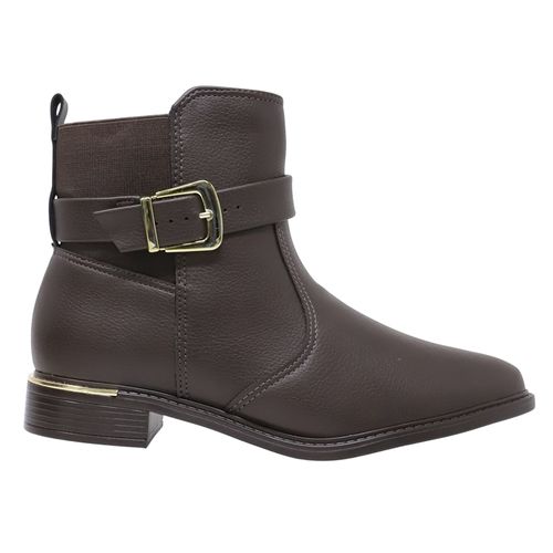 Bota casual Unexpected color café para mujer