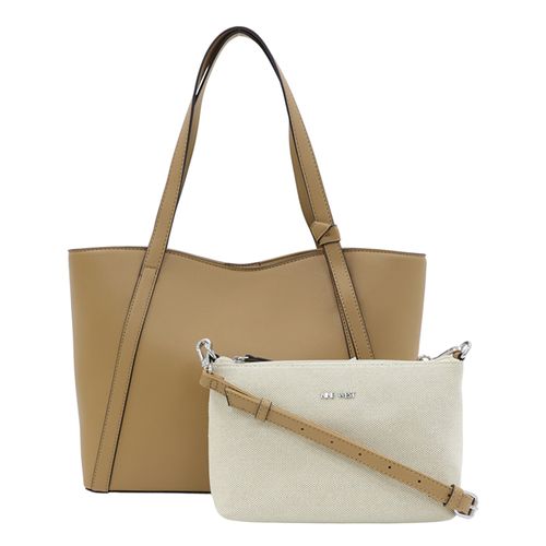 Set de carteras tote/crossbody Nine West café para mujer