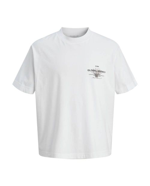 Camiseta Jack & Jones relaxed fit con estampado "Global Agency" para hombre