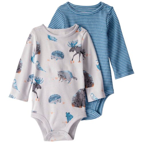 Set de 2 mamelucos multicolor para bebé niño