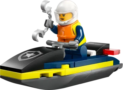 Lego City moto acuática de policía 29 piezas