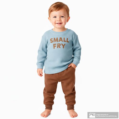Conjunto de 2 piezas multicolor con estampado para bebé niño