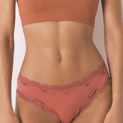 Tanga Women Secret rosada de cintura corta para mujer