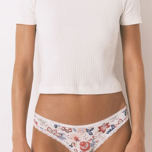 Bikini Women Secret estampado de cintura corta para mujer