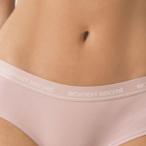 Panti Women Secret rosado de cintura media para mujer