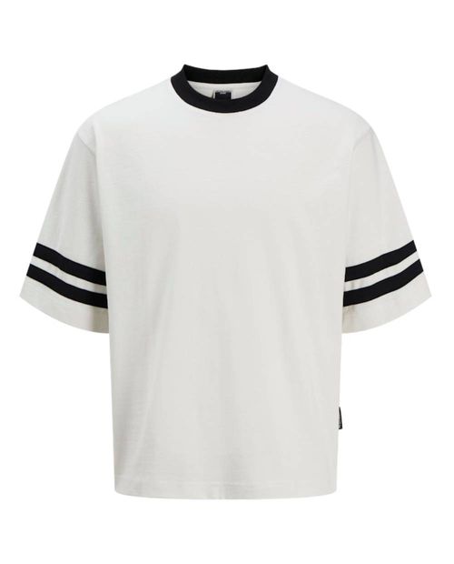 Camiseta Jack & Jones oversized fit rayada para hombre