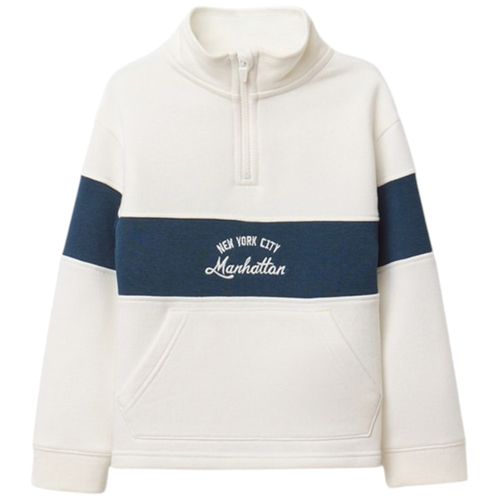 Suéter pull over bicolor para niño