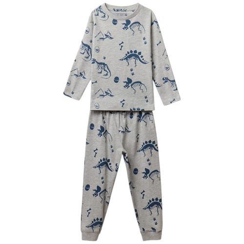 Pijama de 2 piezas con estampado de dinosaurios para niño