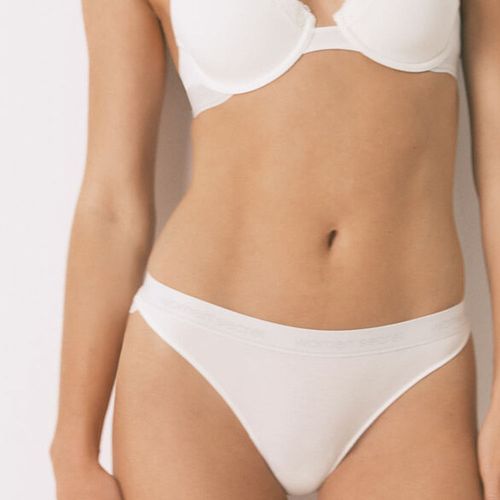 Bikini Women Secret blanco de cintura media para mujer