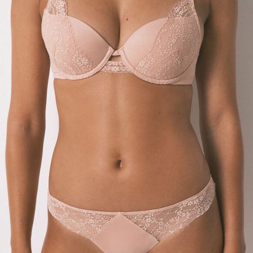 Bikini Women Secret rosado de cintura corta para mujer