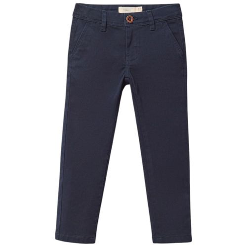Pantalón chino azul navy sólido para niño