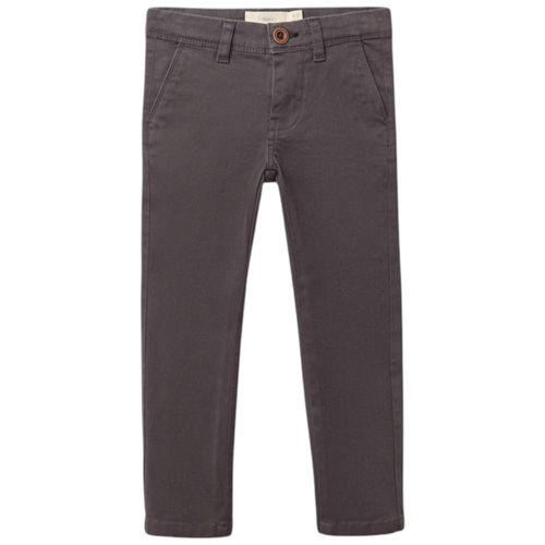 Pantalón chino gris sólido para niño