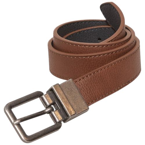 Cinturón café sólido para niño