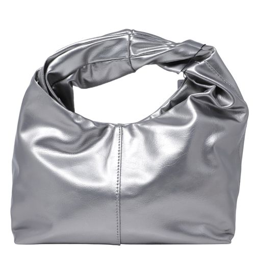 Cartera de hombro Unexpected plateada para mujer