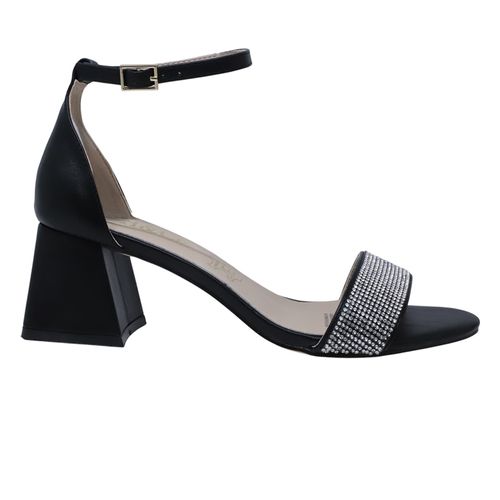 Sandalia de vestir H&Co color negro para mujer