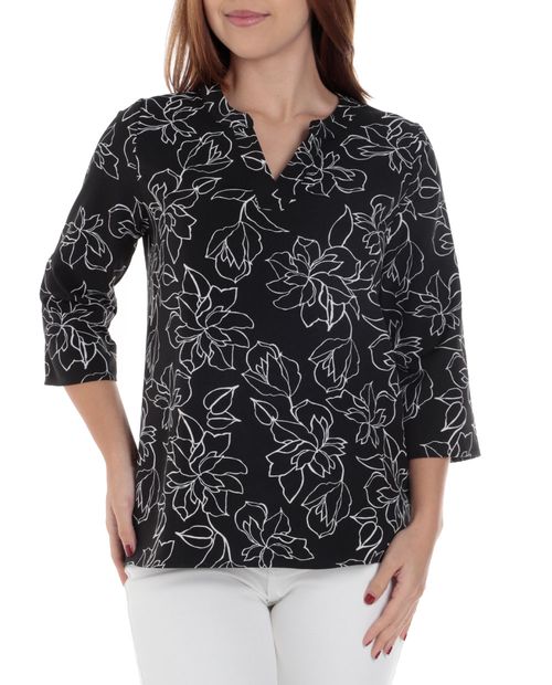 Blusa Spunky túnica manga 3/4 para mujer