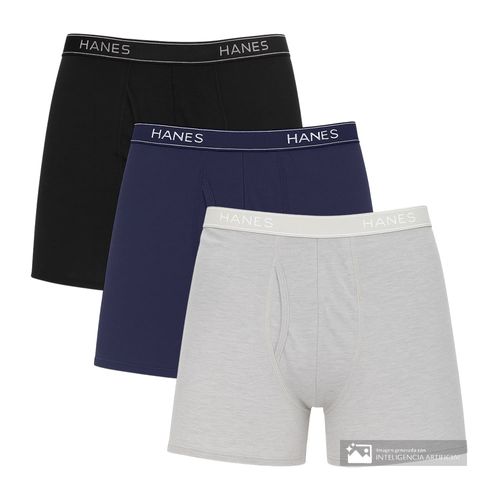Pack de 3 bóxer briefs Hanes multicolor para hombre