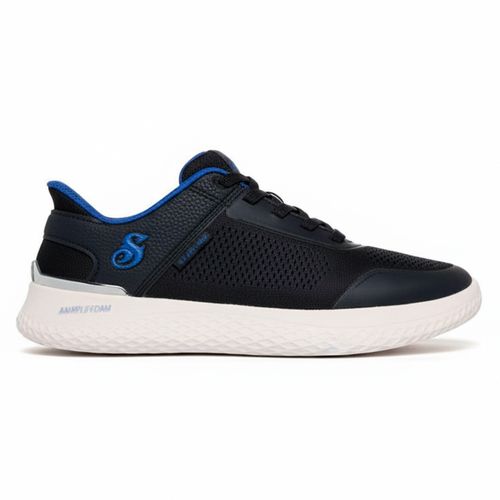 Zapato deportivo casual Skechers negro para hombre