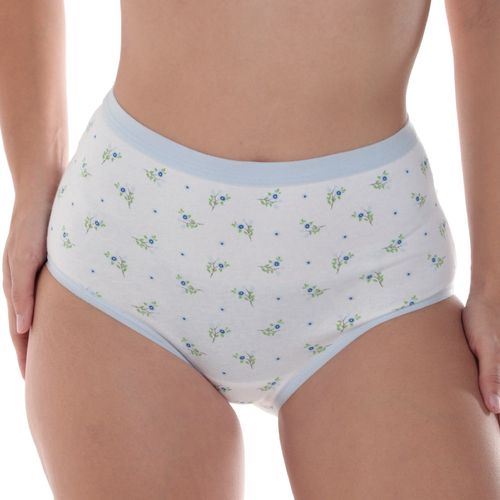 Hipster Accente estampado de cintura alta para mujer