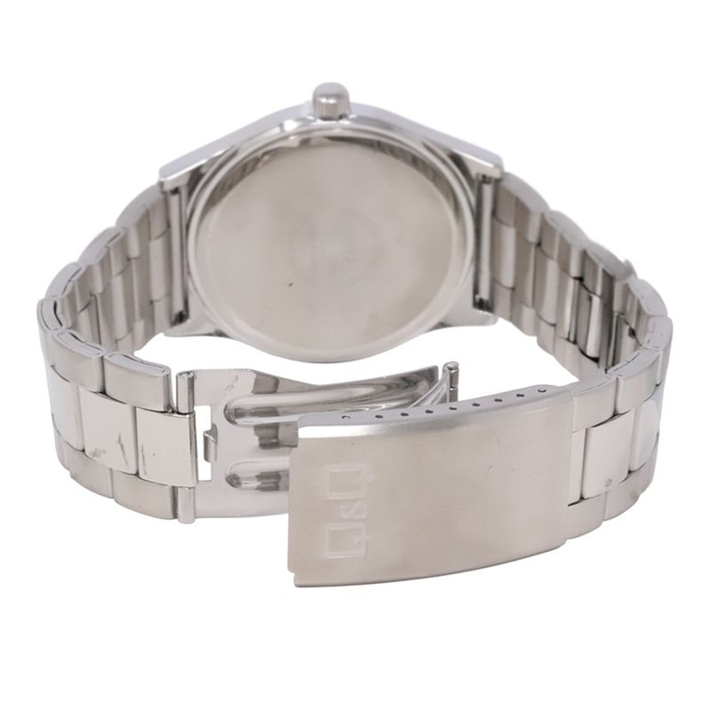 Reloj Q&Q análogo de metal plateado para hombre - Siman El Salvador