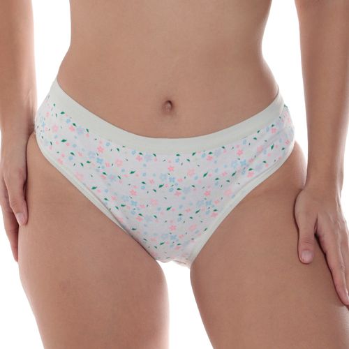 Panti Accente estampado de cintura media para mujer