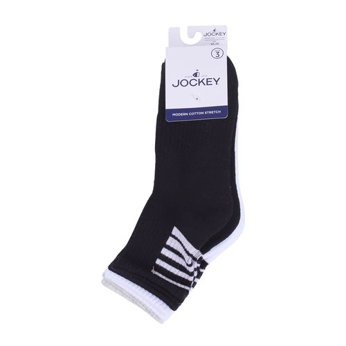 Pack de 3 pares de calcetines ankle Jockey rayados para hombre