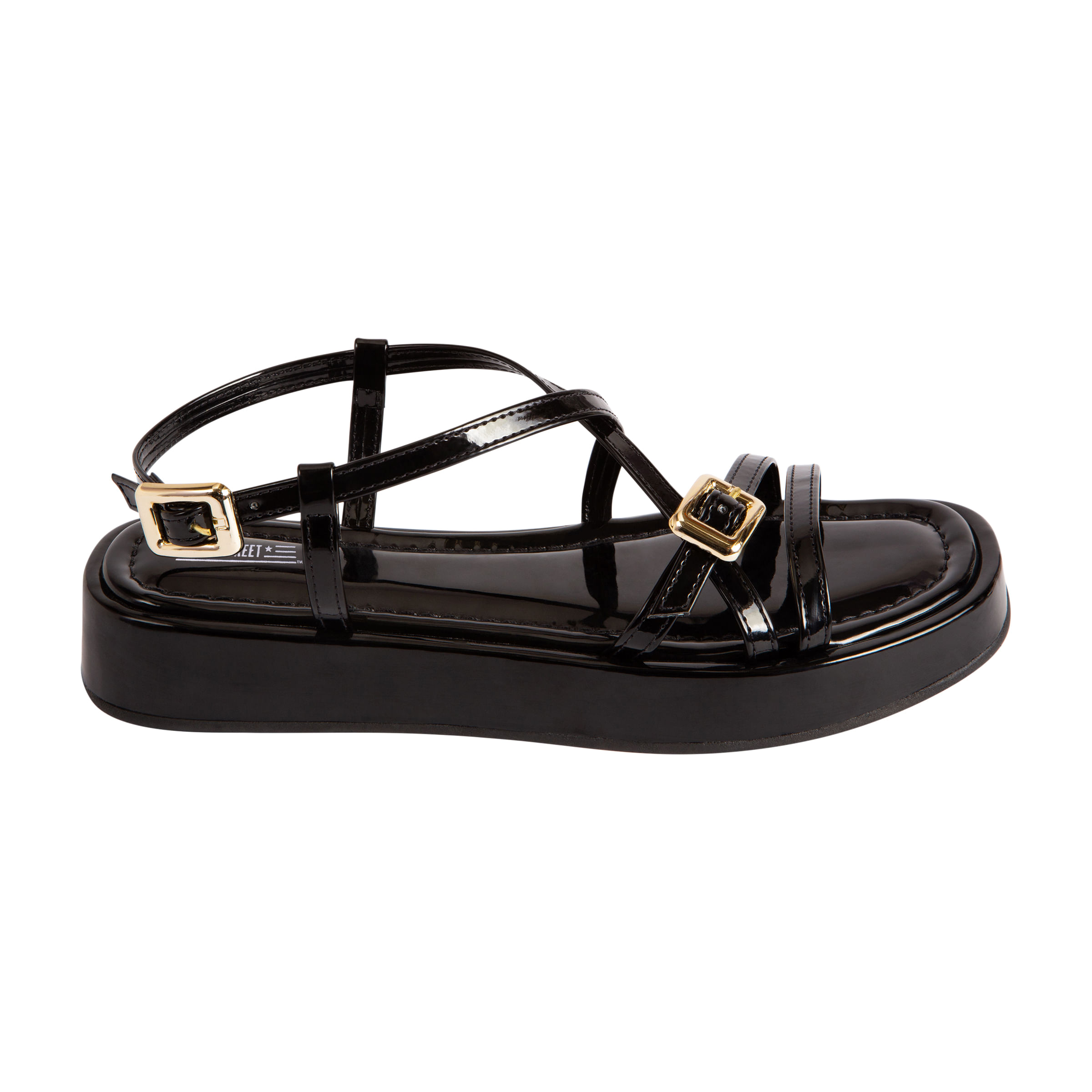 Sandalias Planas Imogene Para Mujer Negro State Street 210370