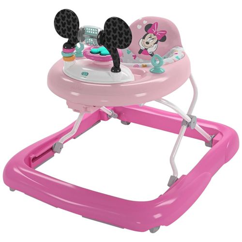 Andadera 2 en 1 minnie mouse rosa para bebé