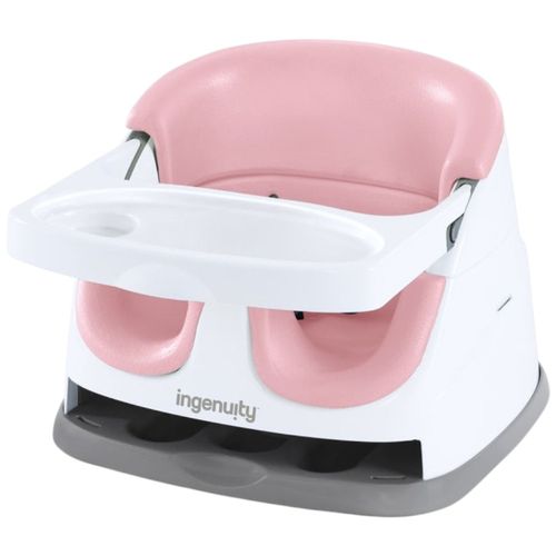 Silla para comer Ingenuity 2 en 1 color rosado para bebé
