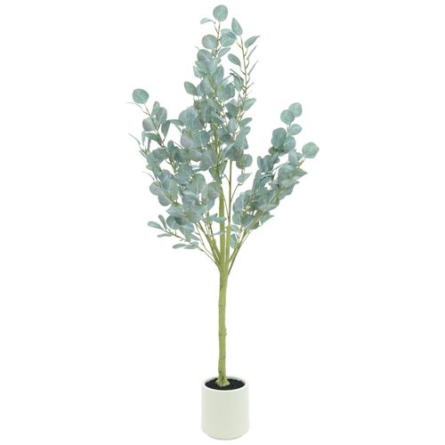Árbol artificial de eucalipto con maceta 130 cm