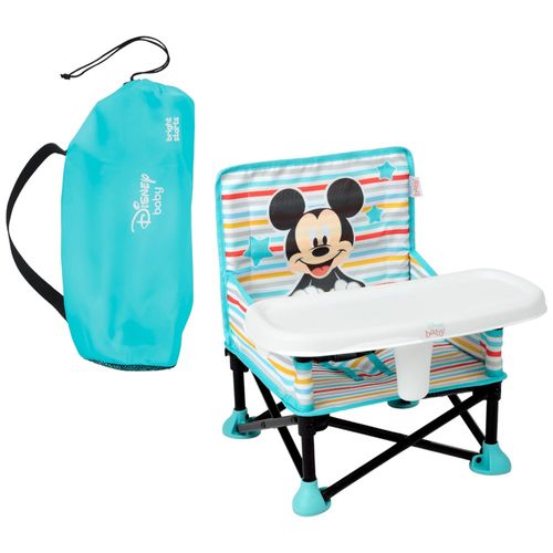 Silla para comer Bright Starts portátil de mickey para bebé