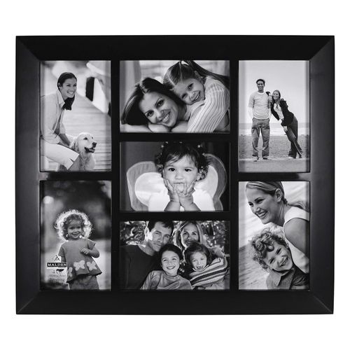 Portarretrato Malden de madera 7 fotos 15.24x10.16 cm