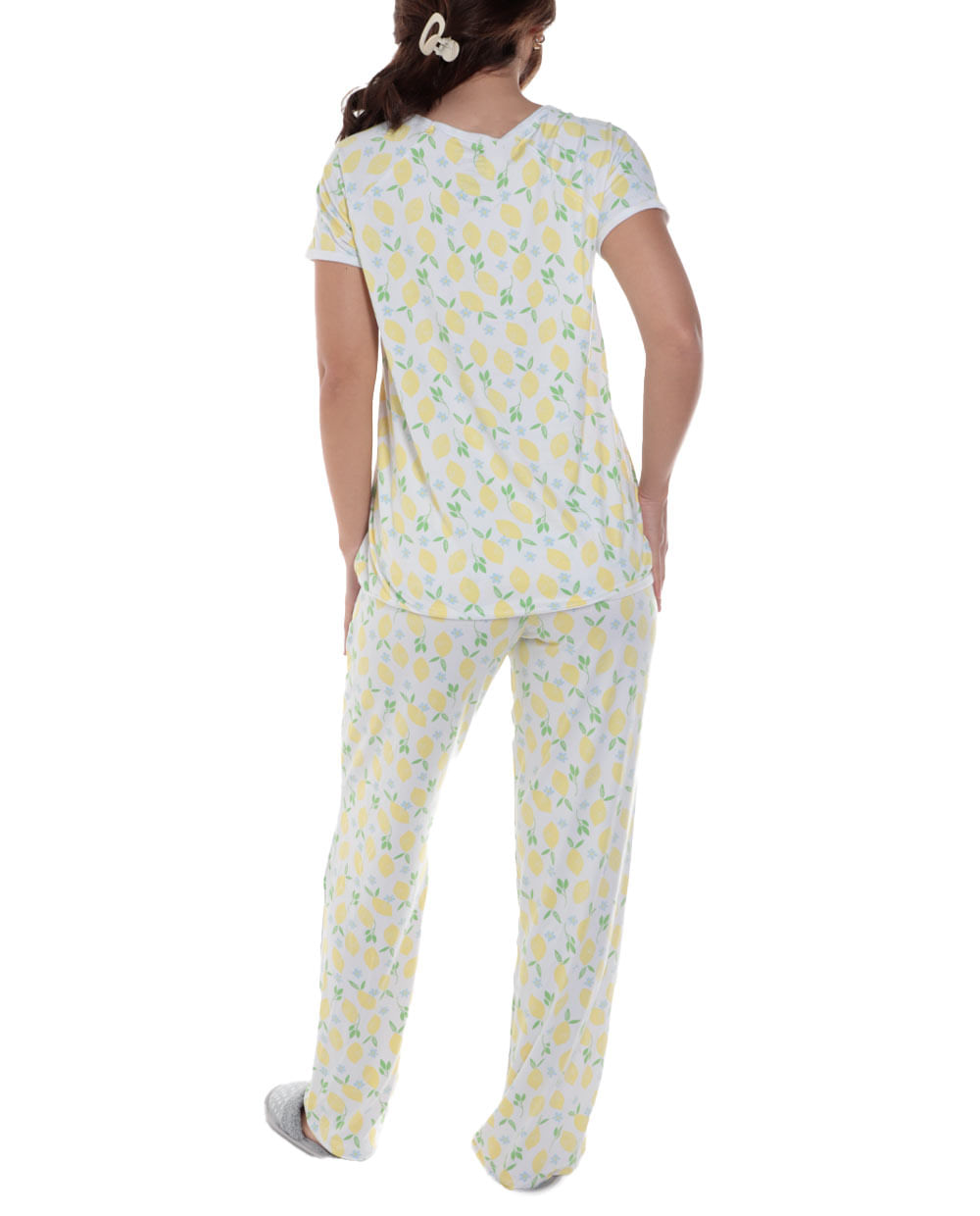 Pijama con pantalón Rene Rofe estampada para mujer - Siman El Salvador