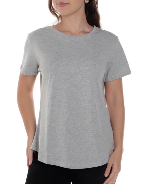 Camiseta Nicolle gris manga corta para mujer